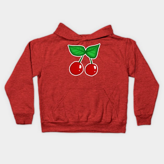 Cherries Kids Hoodie by saradaboru